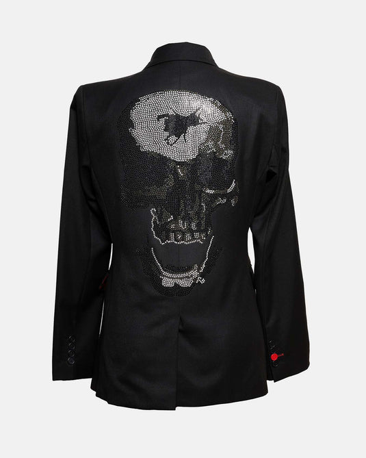 Blazer Calaca Cráneo Pedreria