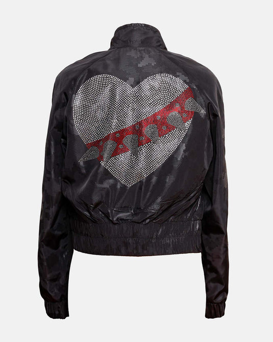 Bomber Corazón Punk Pedrería