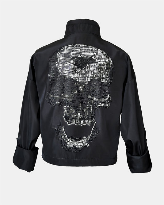 Chamarra Cráneo Pedrería