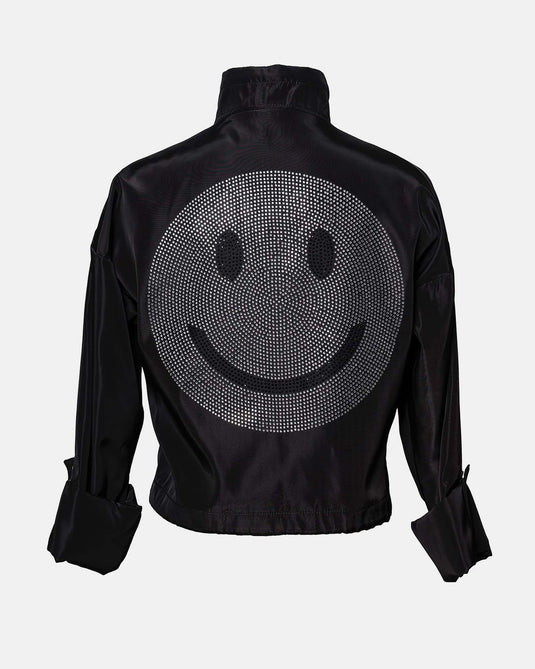 Chamarra Smiley Pedrería