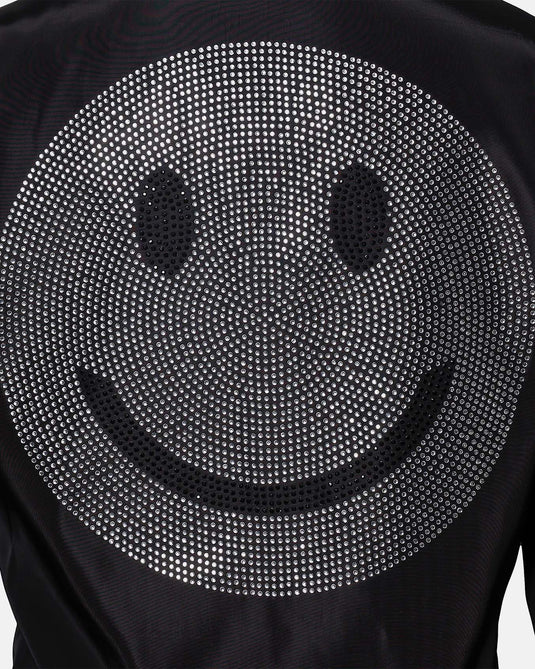 Chamarra Smiley Pedrería