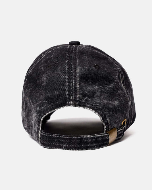 Gorra Mezclilla Negra Águila Parche