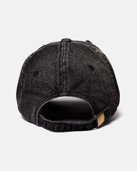 Gorra Mezclilla Negra Pantera Parche