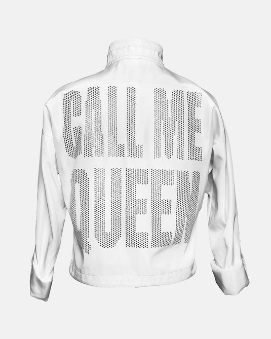 Chamarra Call Me Queen Pedrería